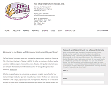 Tablet Screenshot of fixthisinstrumentrepair.com